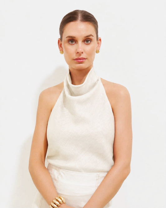 Blusa Iciar Lino Off White