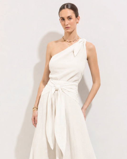 Blusa Nina Lino Off White