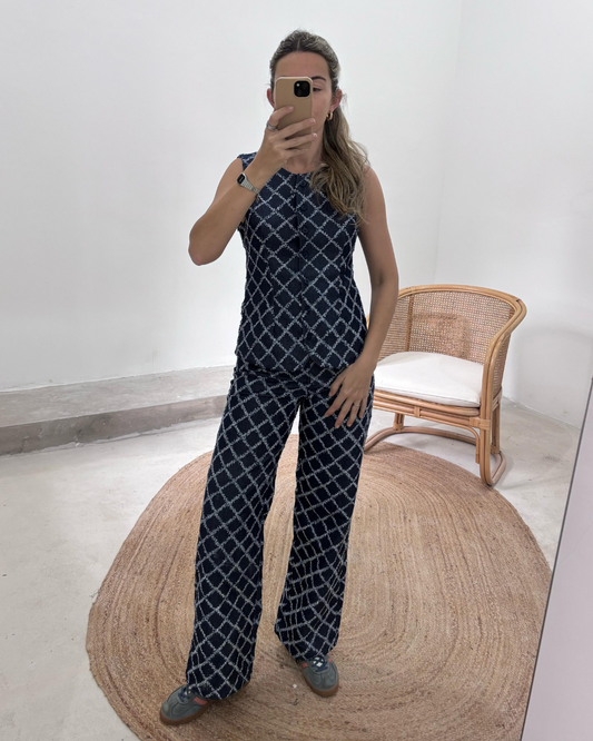 Pantalon Oxford Denim Textura