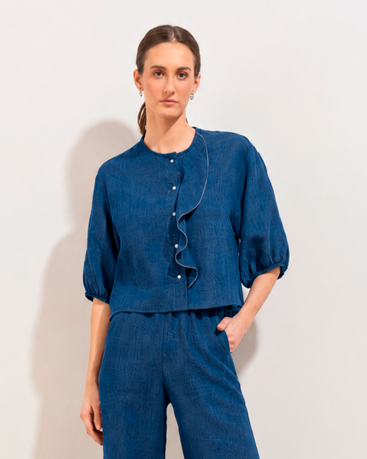 Camisa Coral Light Denim