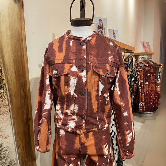 Campera Rio Batik Bordo