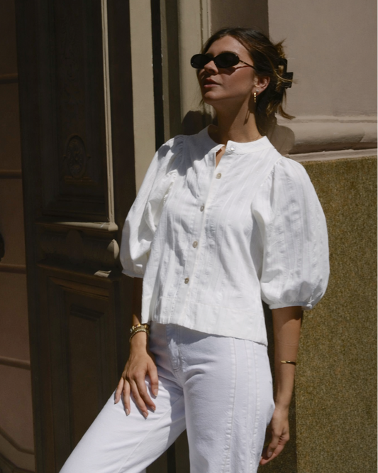 Camisa Gema Rayas Blancas