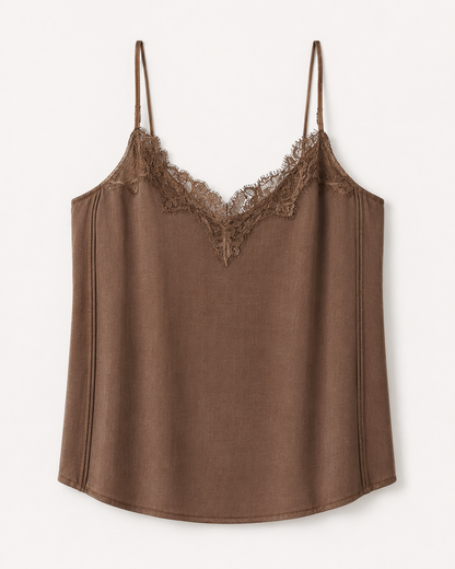 Blusa Lencera Chocolate