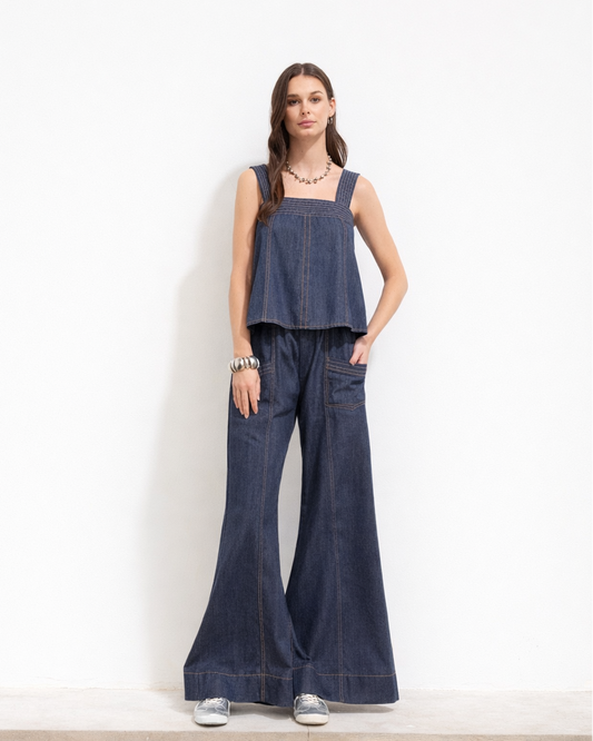 Pantalon Filipa Azul Denim