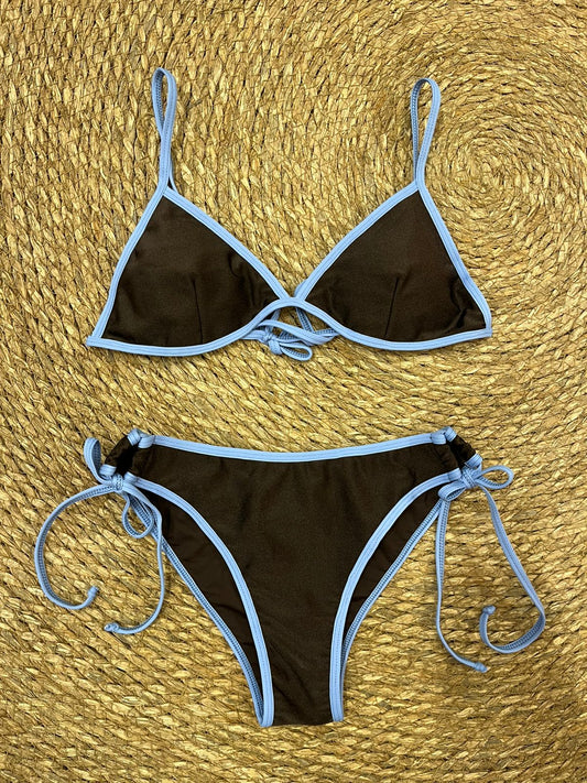 Bikini Yaros Chocolate Y Celeste