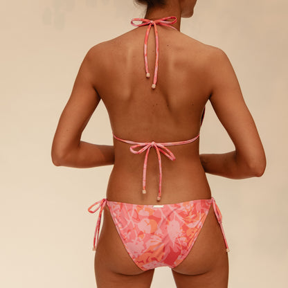 Bikini Tere Hojas Fucsia