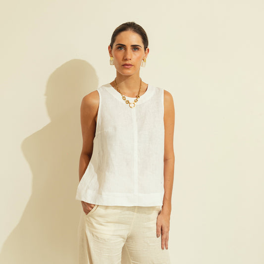 Blusa Sofia Hilo Blanco