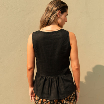 Blusa Lara Hilo Negro