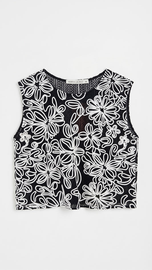Blusa Tejida Negra