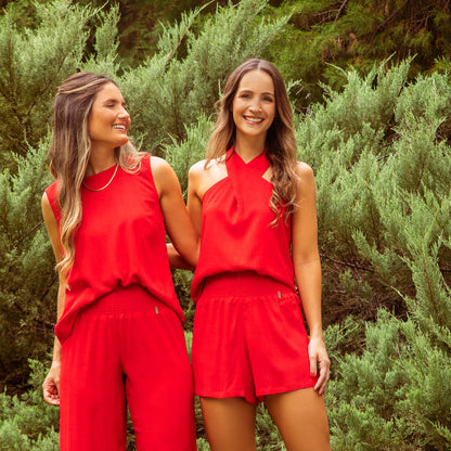 Blusa Clarita roja