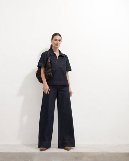 Blusa Paula Azul