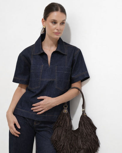 Blusa Paula Azul