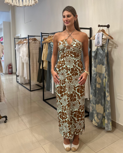 Vestido Diana Petunia Aqua