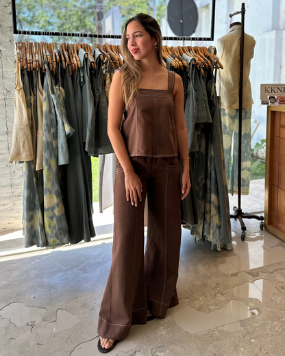 Pantalon Filipa Chocolate