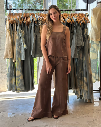Pantalon Filipa Chocolate