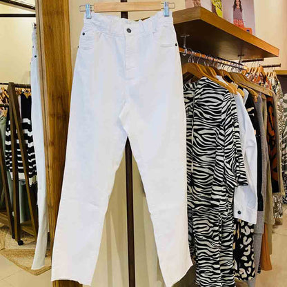 Jeans Engomado Blanco