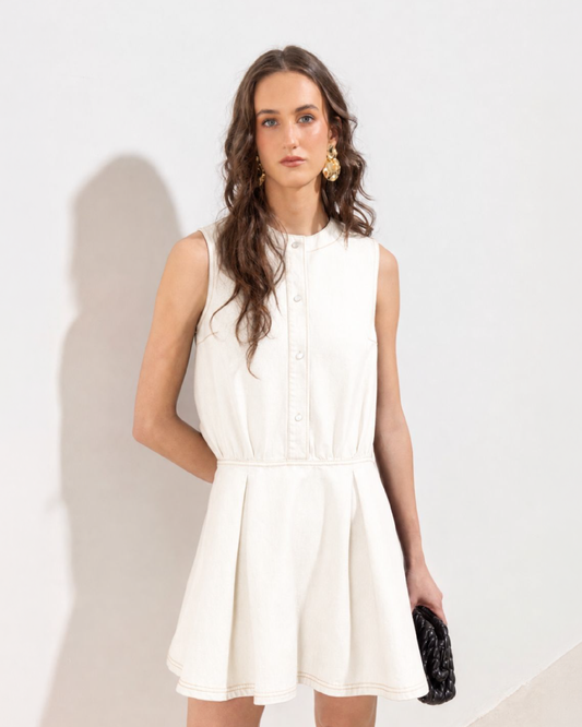 Vestido Cami Denim Natural
