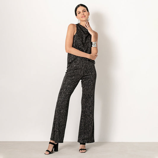 Pantalón Brillito Negro