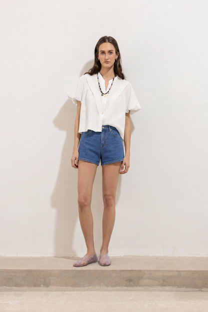 Short Sira Denim Azul