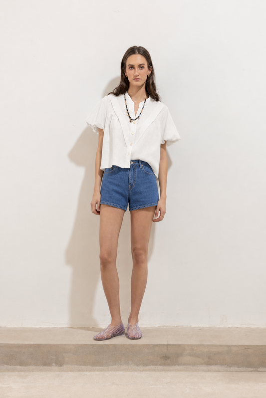 Short Sira Denim Azul