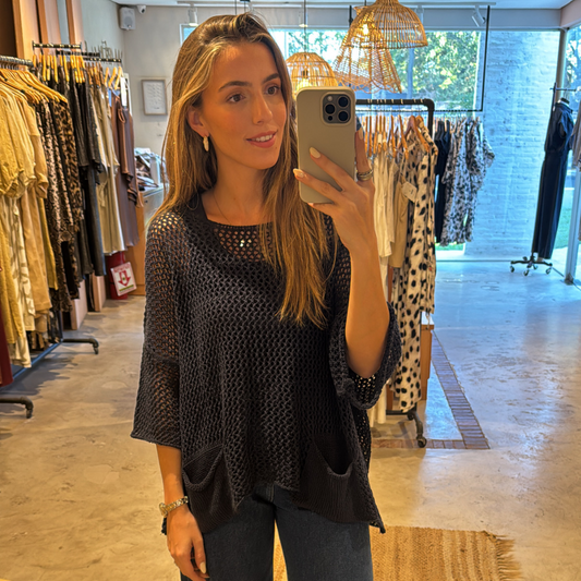 Saco Bolsillos Marino