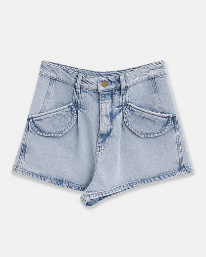 Short Belen Denim Celeste