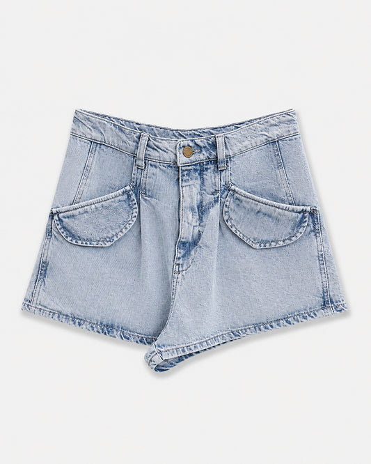 Short Belen Denim Celeste