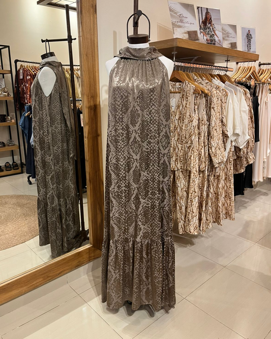 Vestido Lu Jacquard Verde