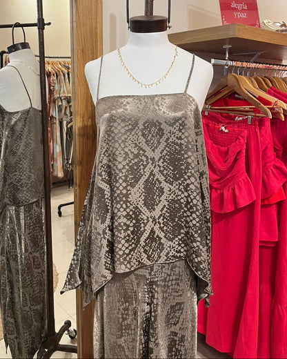 Blusa Cielo Jacquard Verde