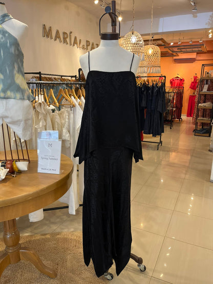 Blusa Cielo Jacquard Negro