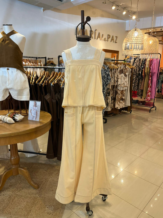 Pantalon Filipa Vainilla