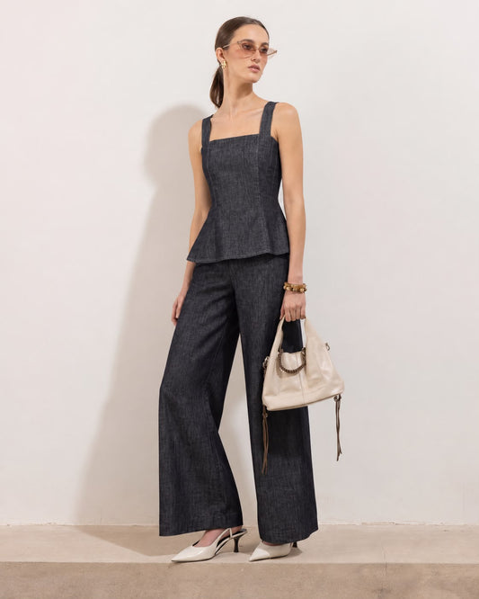Pantalon Rubi Negro Denim