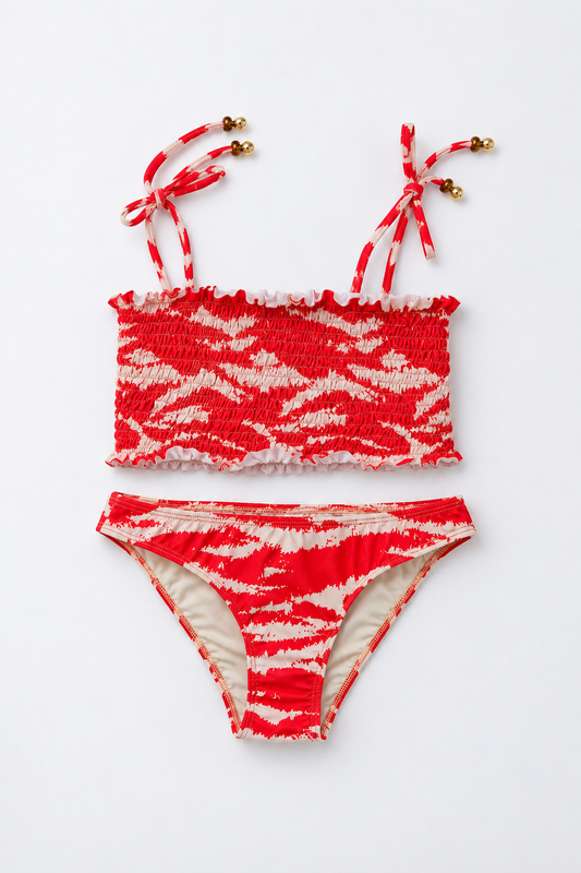 Bikini Eva Print Orange