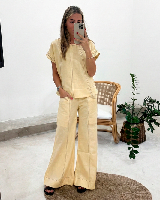 Blusa Filipa Vainilla