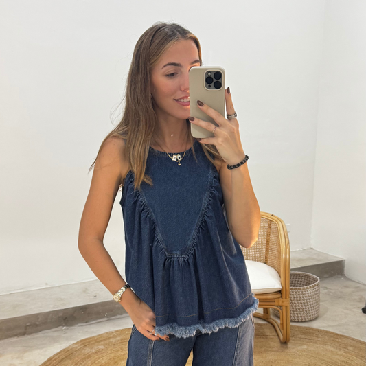Blusa Mar Azul