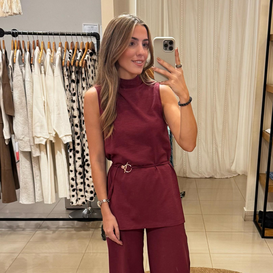 Blusa Tania Bordo