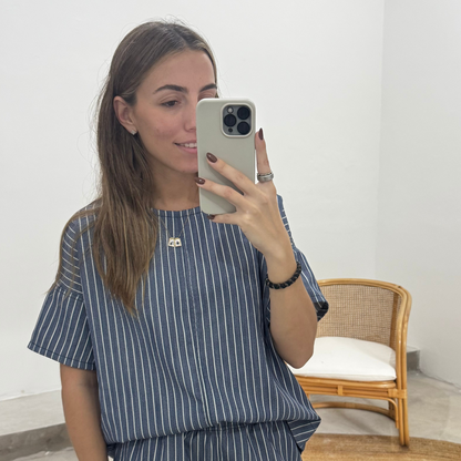 Blusa Verona Rayas Azul