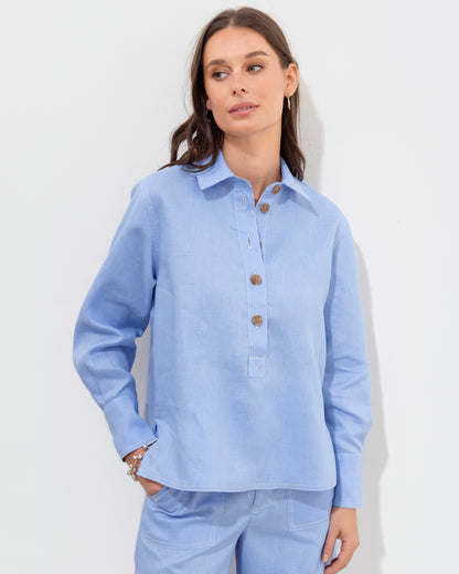 Camisa Cruz Blue Aura