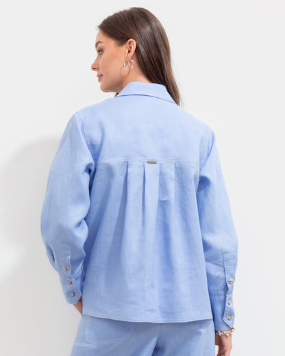 Camisa Cruz Blue Aura