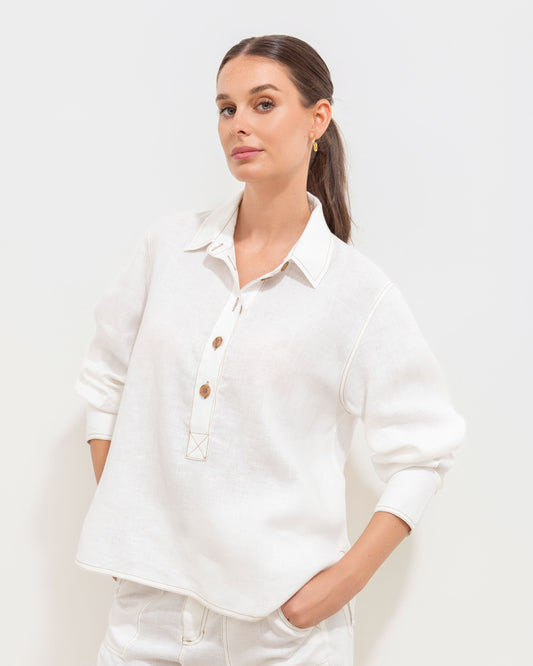 Camisa Cruz Off White