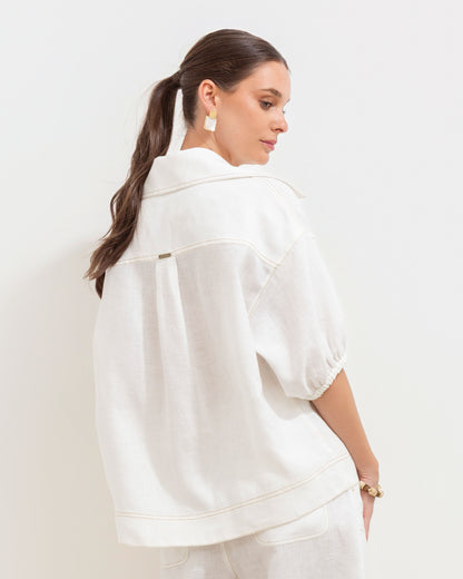 Camisa Cruz Off White