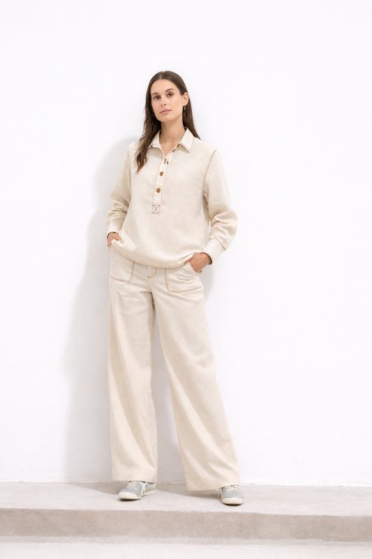 Pantalon Cruz Beige