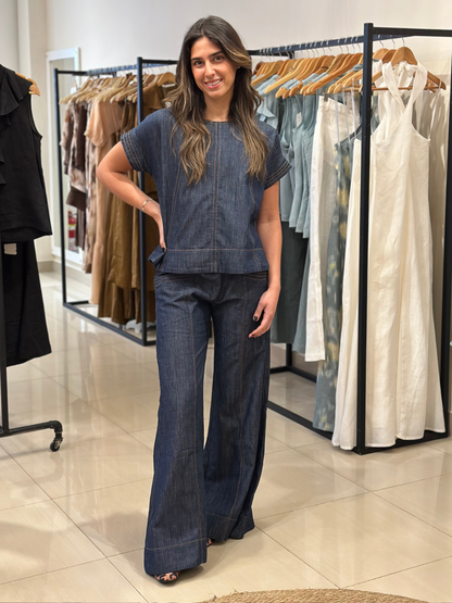 Pantalon Filipa Azul Denim