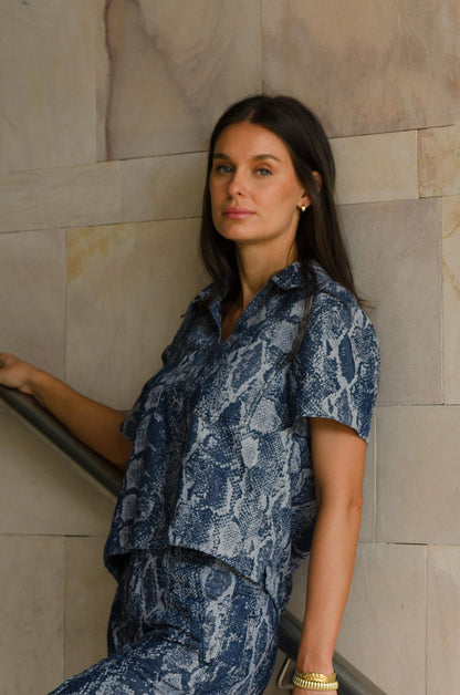Blusa Paula Cobra Denim