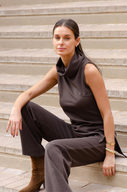 Pantalon Carla Chocolate