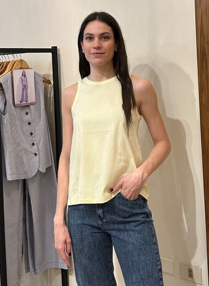 Remera Jimena Vainilla