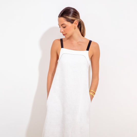 Solera Teresita Natural Y Negro