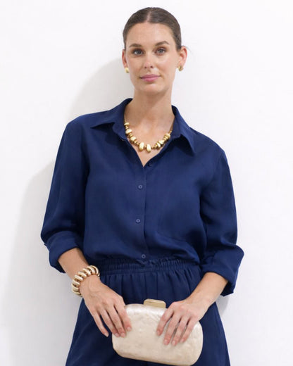 Camisa Maria Azul