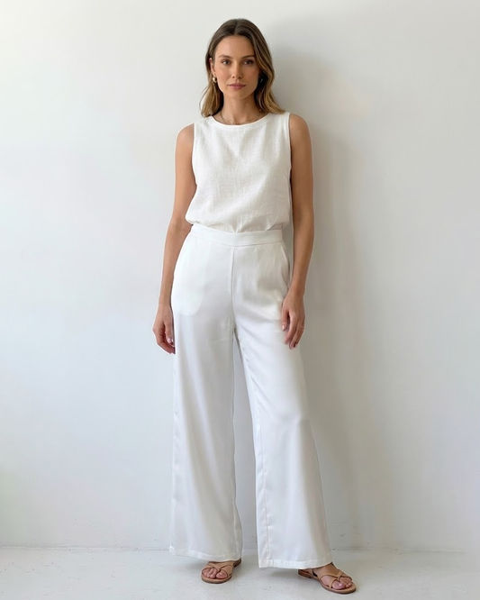 Pantalon Camila Blanco