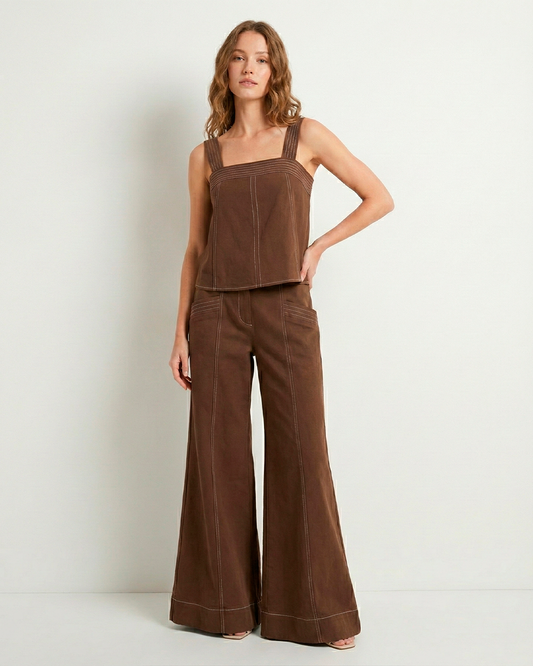 Pantalon Filipa Chocolate